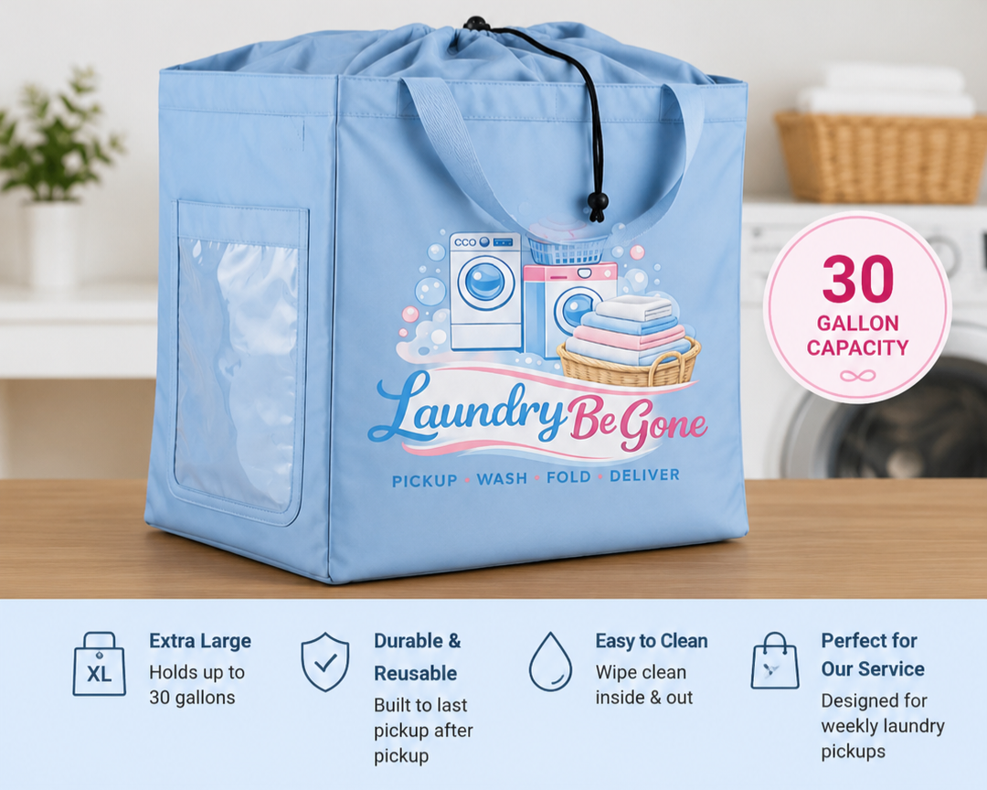 Laundry Be Gone XL Reusable Laundry Bag - 30 gallon